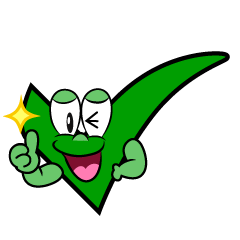 Thumbs up Check Mark