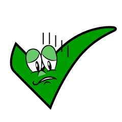 Depressed Check Mark
