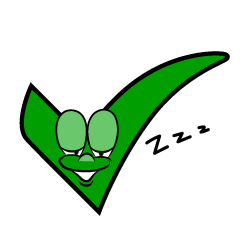 Sleeping Check Mark