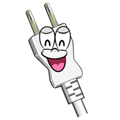 Smiling Power Plug