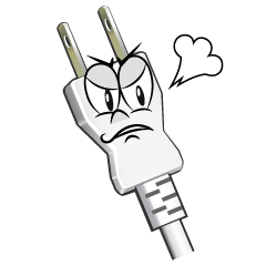 Angry Power Plug