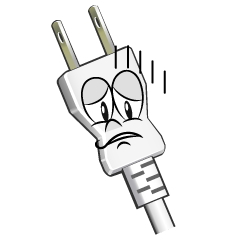Depressed Power Plug