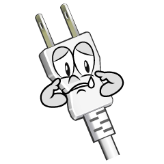 Sad Power Plug