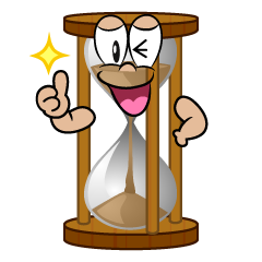 Thumbs up Hourglass