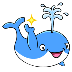 Posing Cute Whale