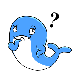 Thinking Cute Whale
