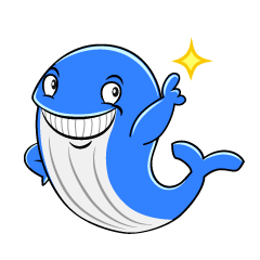 Posing Blue Whale