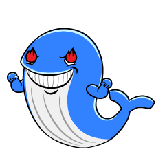Enthusiasm Blue Whale