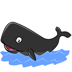 Relaxing Sperm Whale
