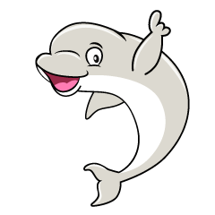 Posing Beluga Whale