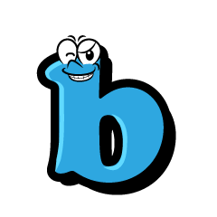 Grinning b