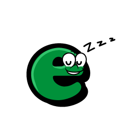 Sleeping e