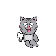 Relaxing Gray Tabby
