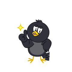 Thumbs up Crow