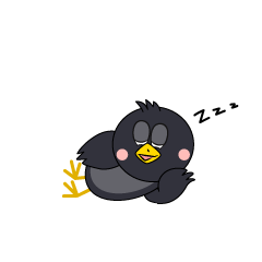 Sleeping Crow