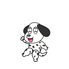 Smiling Dalmatian
