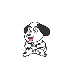 Laughing Dalmatian