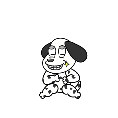 Grinning Dalmatian