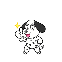 Thumbs up Dalmatian