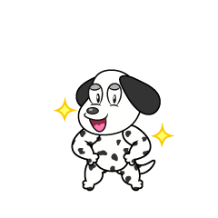 Glitter Dalmatian