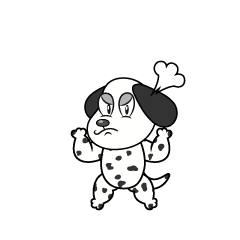 Angry Dalmatian