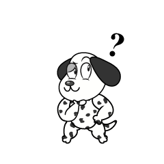 Thinking Dalmatian