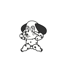 Sad Dalmatian
