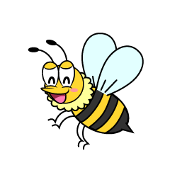 Smiling Honey Bee
