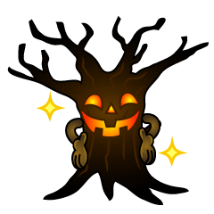 Glitter Spooky Tree