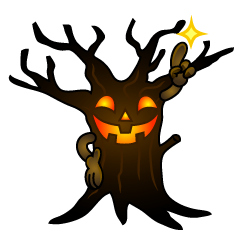 Posing Spooky Tree