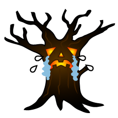 Crying Spooky Tree