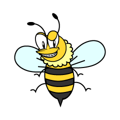Grinning Honey Bee