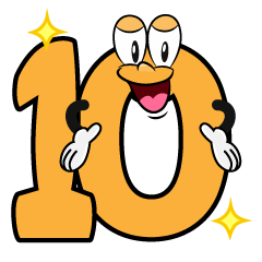 Glitter Number 10