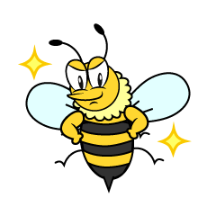 Glitter Honey Bee