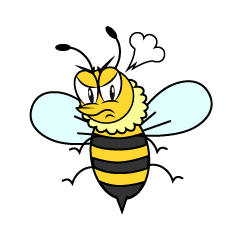 Angry Honey Bee