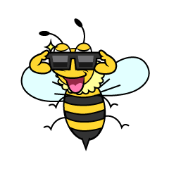 Cool Honey Bee