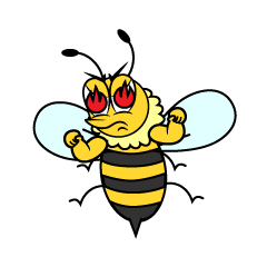 Enthusiastic Honey Bee