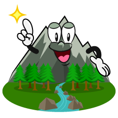 Posing Mountain River