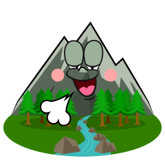Relaxing Mountain River