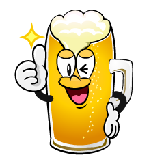 Thumbs up Draft Beer