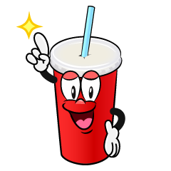 Posing Soda Cup