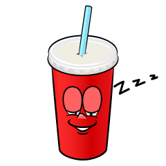 Sleeping Soda Cup