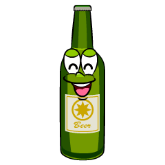 Smiling Beer Bottle