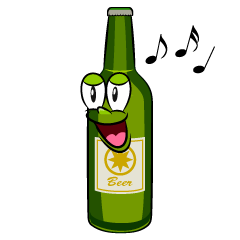 Singing Beer Bottle