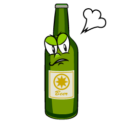 Angry Beer Bottle