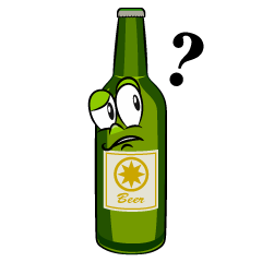 Thinking Beer Bottle
