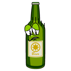 Depressed Beer Bottle
