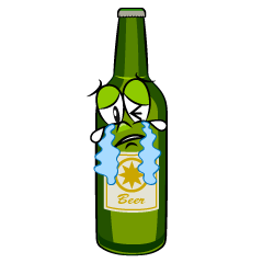 Crying Beer Bottle