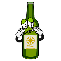 Sad Beer Bottle