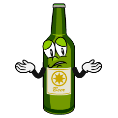Troubled Beer Bottle